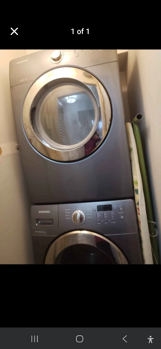 Samsung Washer and Dryer Stackable Set