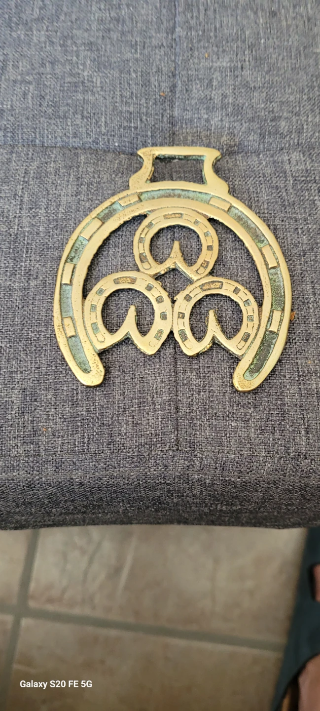 Collection of 4 Vintage Brass Horse Brass Decorations - photo 4