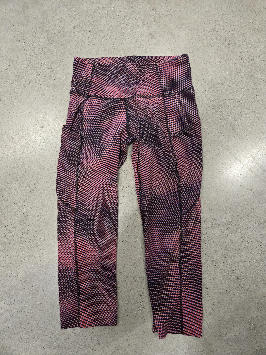 Rare Lululemon Fast and Free High-Rise Crop II 19" *SeaWheeze - photo 3
