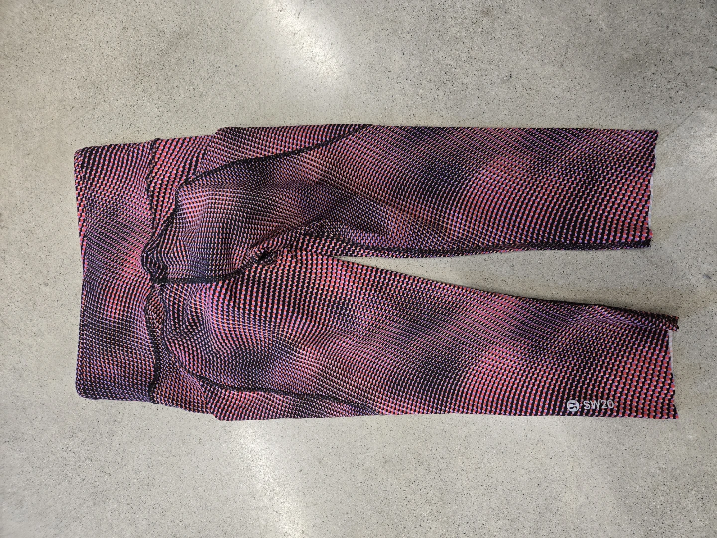 Rare Lululemon Fast and Free High-Rise Crop II 19" *SeaWheeze - photo 4