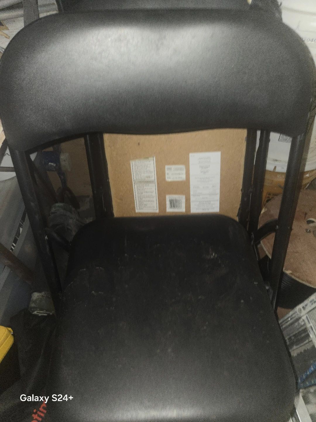 Black Folding Chairs (set of 8) - photo 2