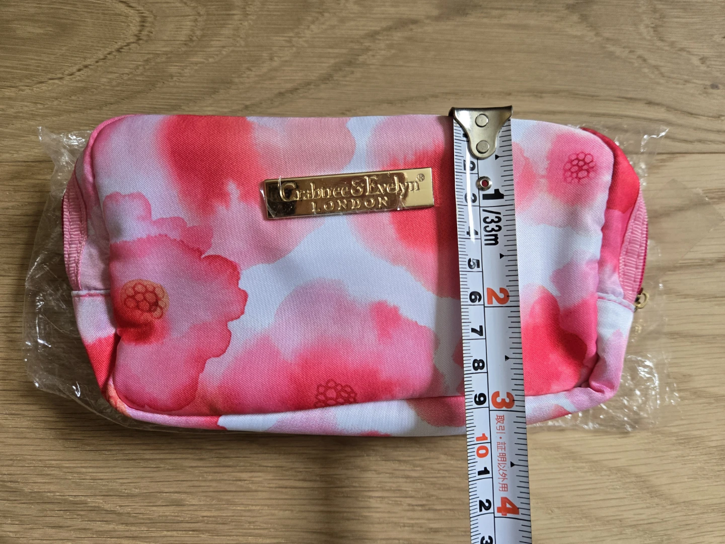 Pink Floral Flower Makeup Pouch Cosmetic Bag Pencil Case - photo 5