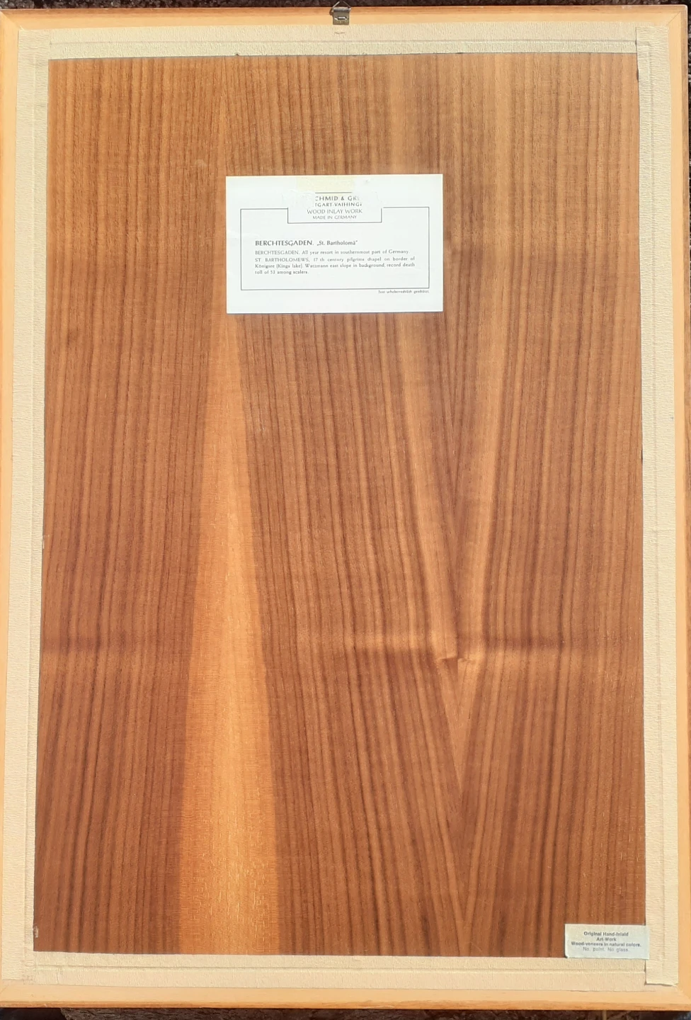 Mid Century Marquetry Art Picture (Buchschmid and Gretaux) - photo 5