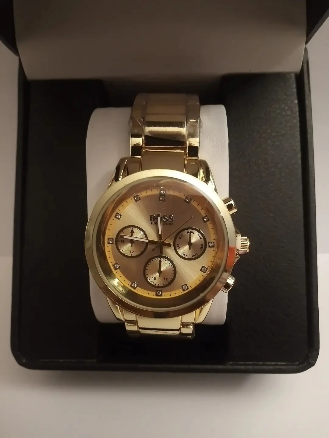 Hugo Boss Gold Chronograph Watch