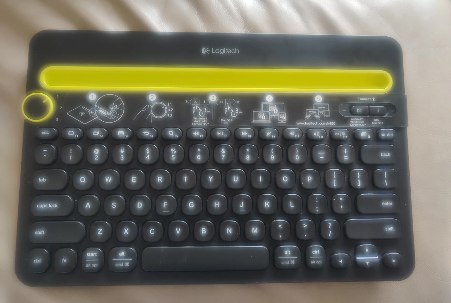 Logitech K480 Bluetooth Keyboard