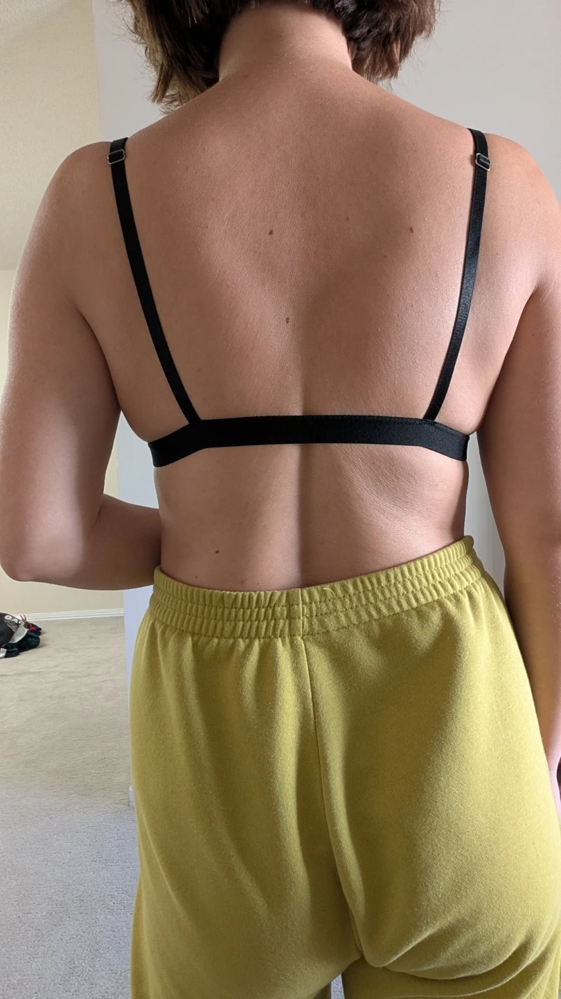 Black Triangle Bra - photo 2
