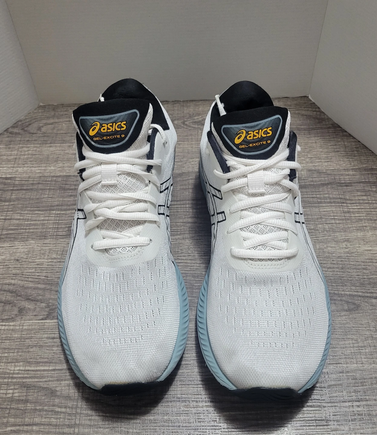 ASICS Gel-Excite 9 Men's Running Shoes White/Blue Size 10.5 - photo 2