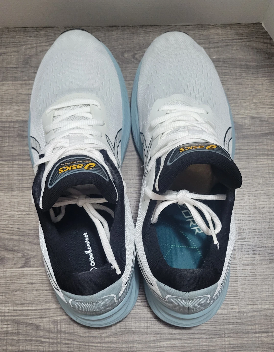 ASICS Gel-Excite 9 Men's Running Shoes White/Blue Size 10.5 - photo 3