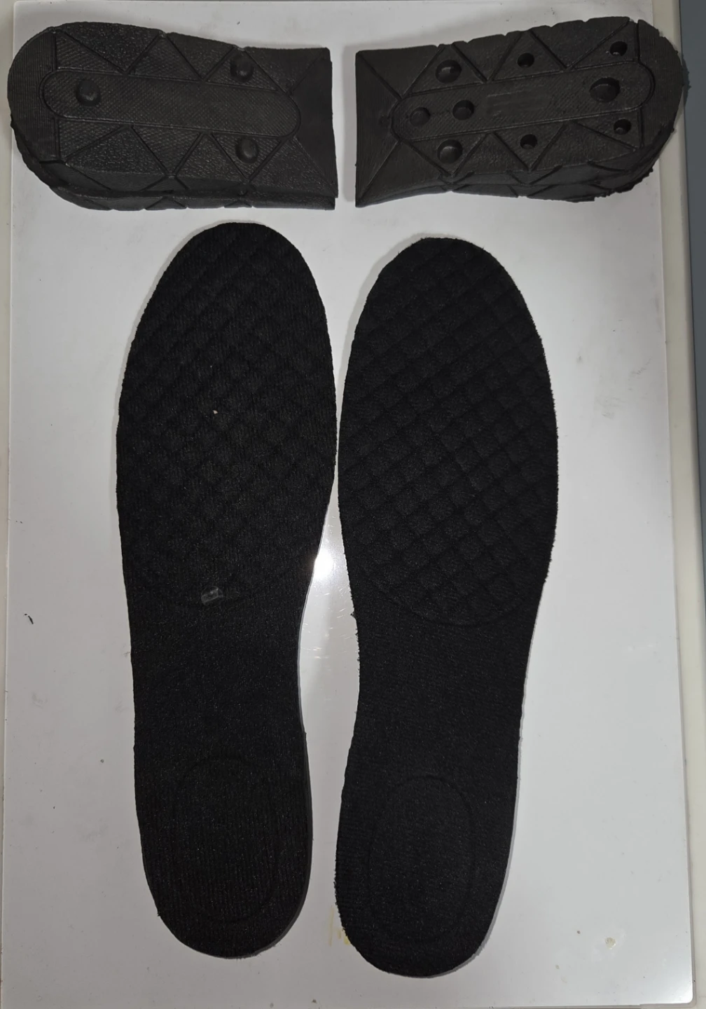 Black Height Increasing Insoles with Air Cushion