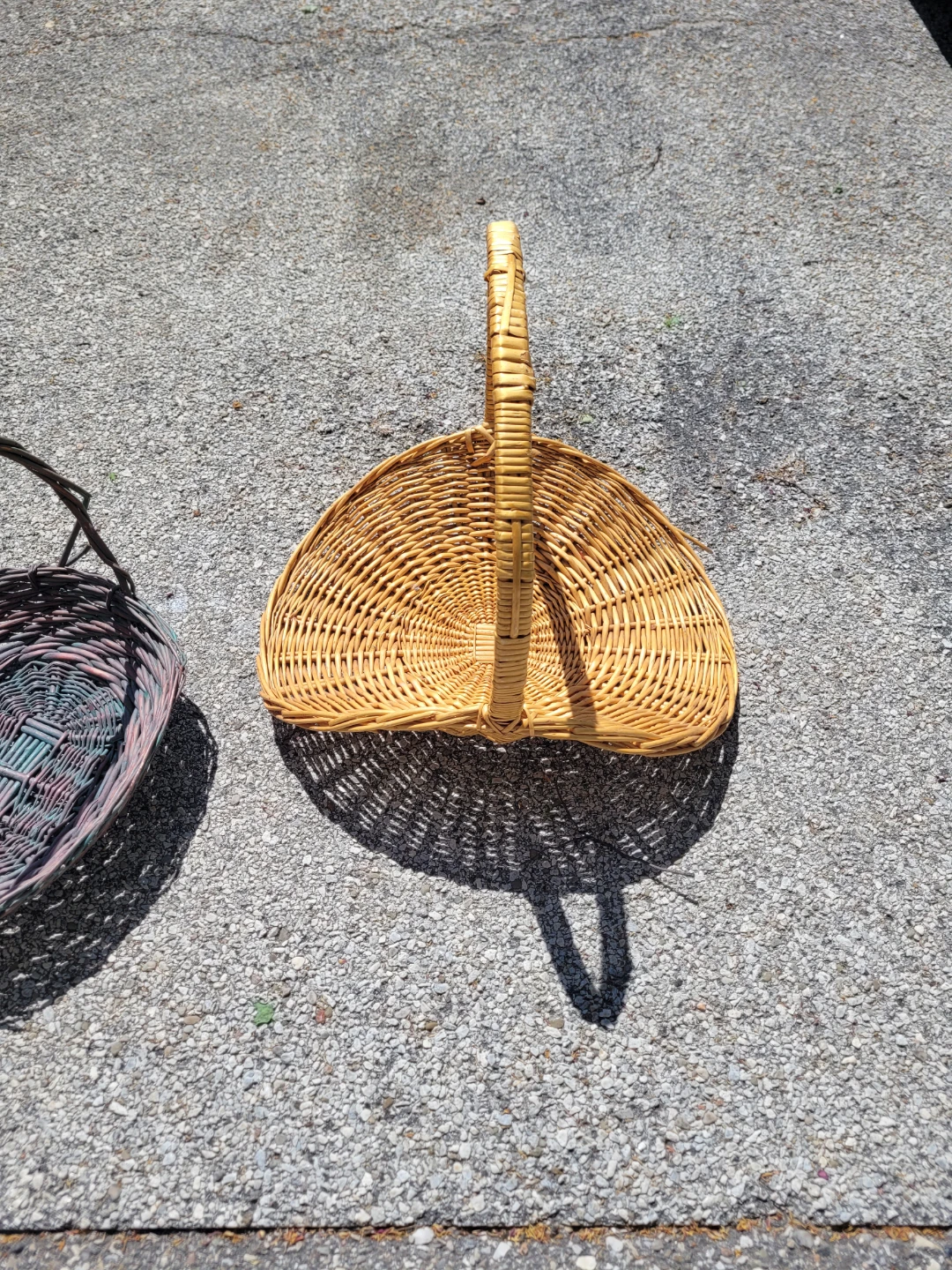 Wicker Basket with Handle - photo 2