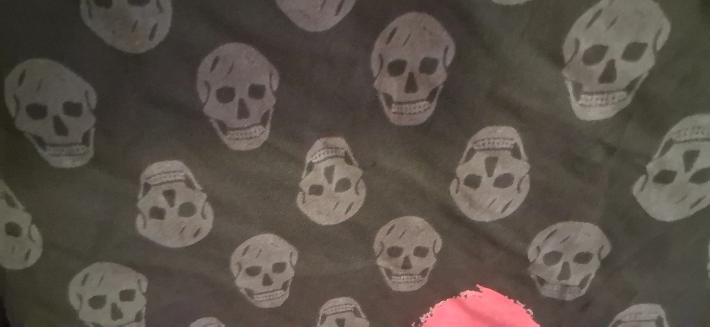 Alexander McQueen Graffiti Skull Scarf - photo 3