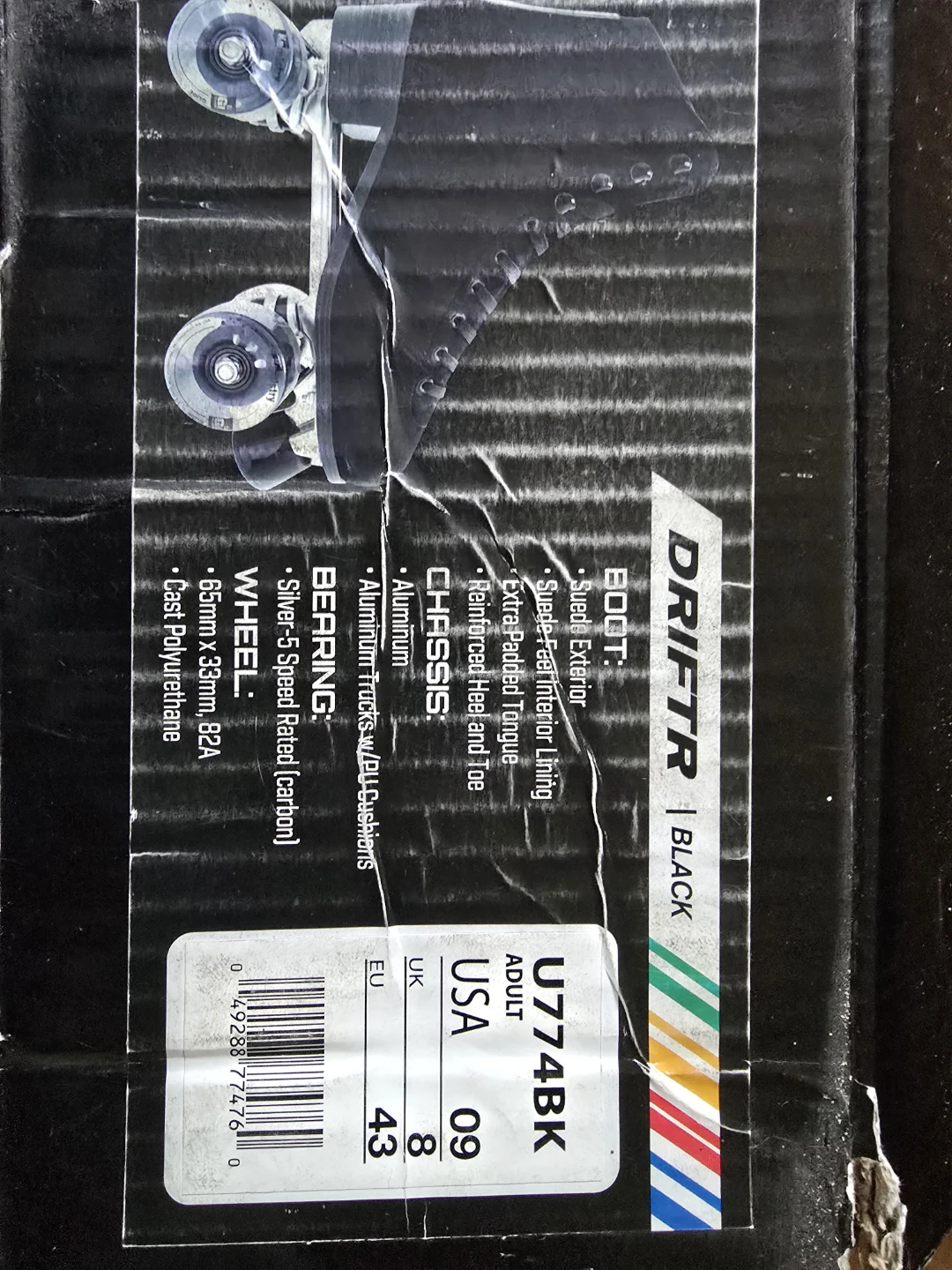 Impala DRIFTER Black Roller Skates - Adult Size 8 (UK 9) - photo 2