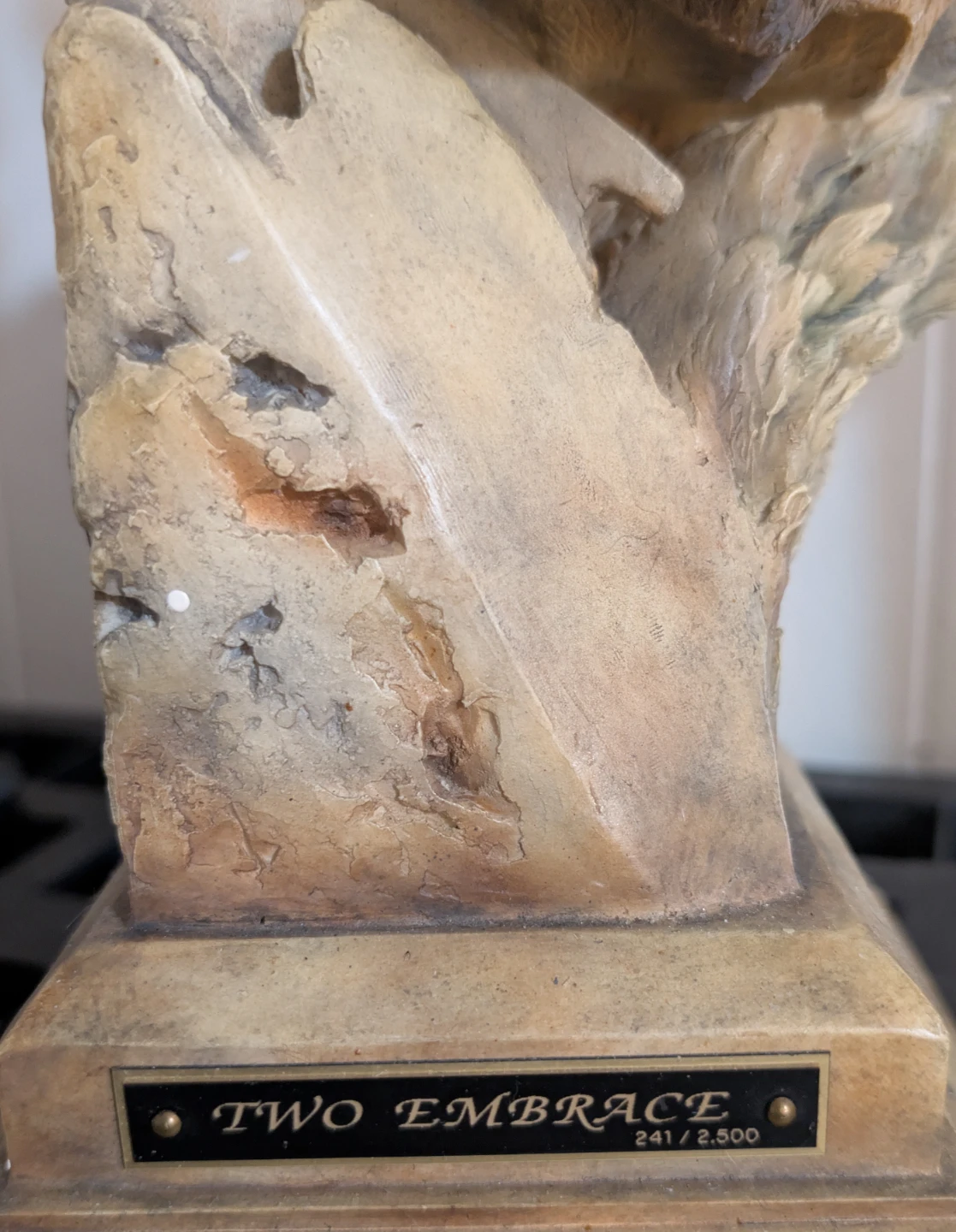 D. Morales "Two Embrace" Deer Sculpture 241/2500 - photo 2
