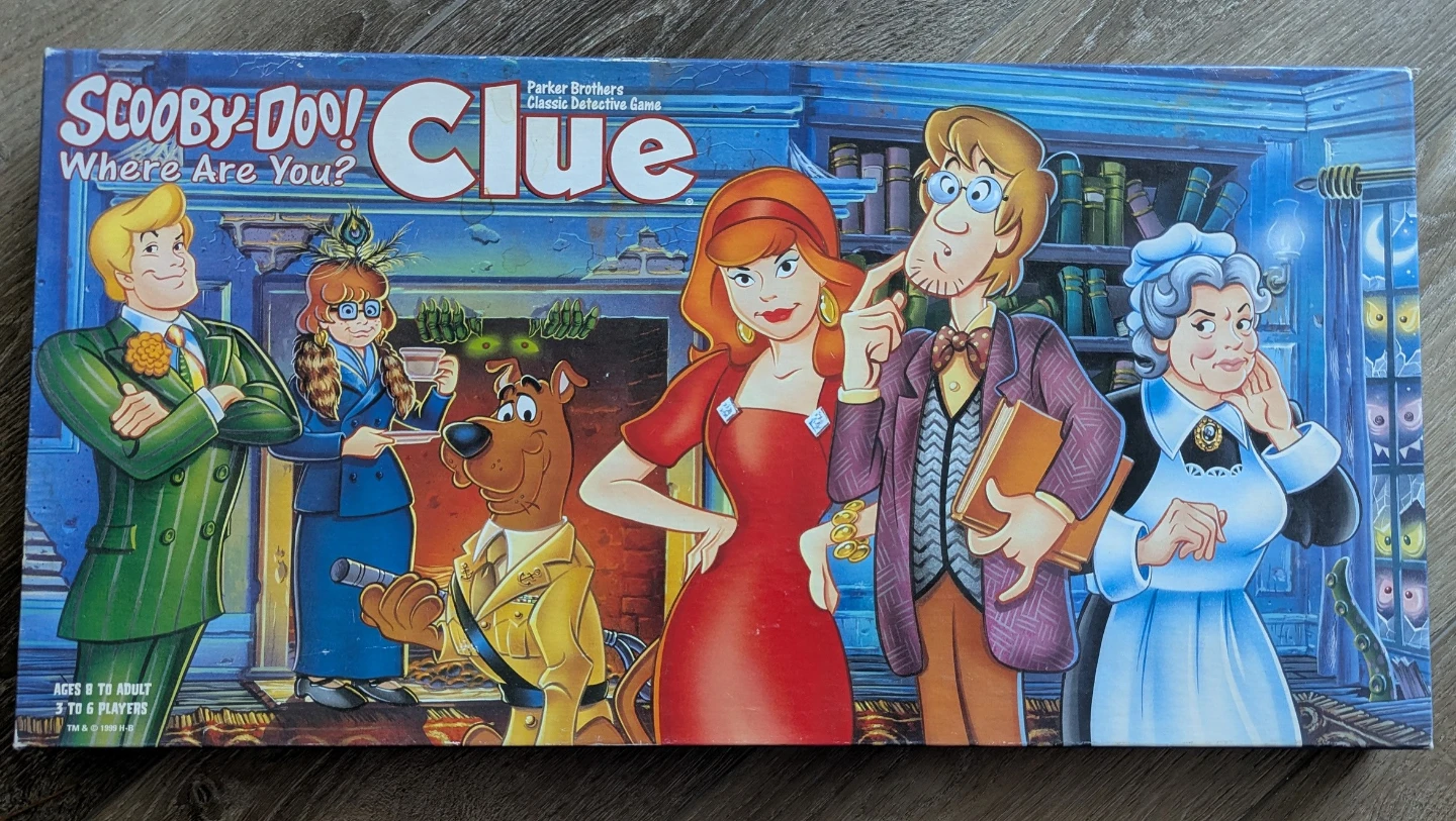 Clue Scooby-do edition board game