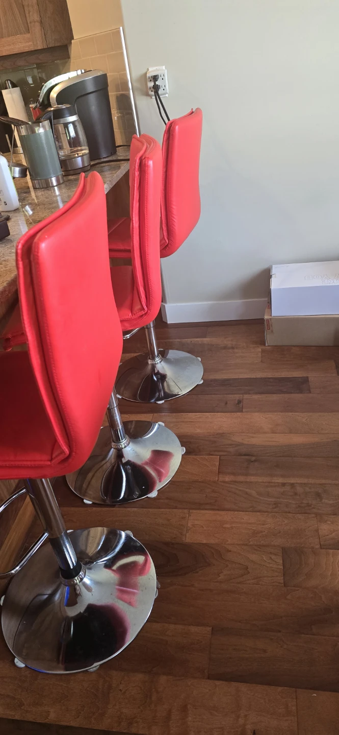Set of 3 Adjustable Bar Stools - photo 4