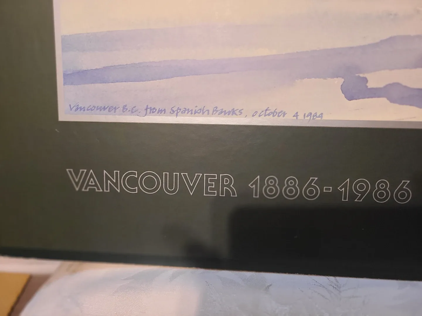 Vancouver 1886-1986 City of the Century Print by Toni Onley - photo 5