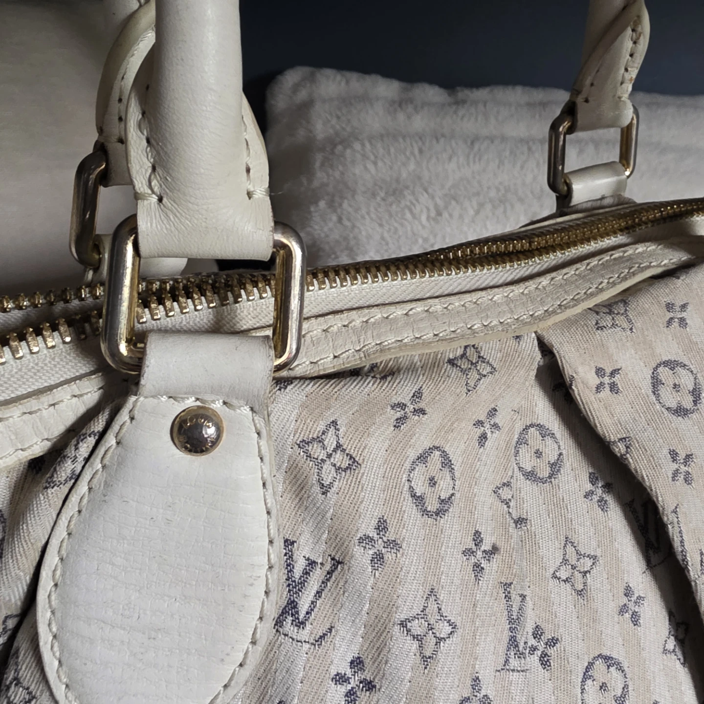Louis Vuitton Mini Lin Croisette Stripe Marina PM - photo 4