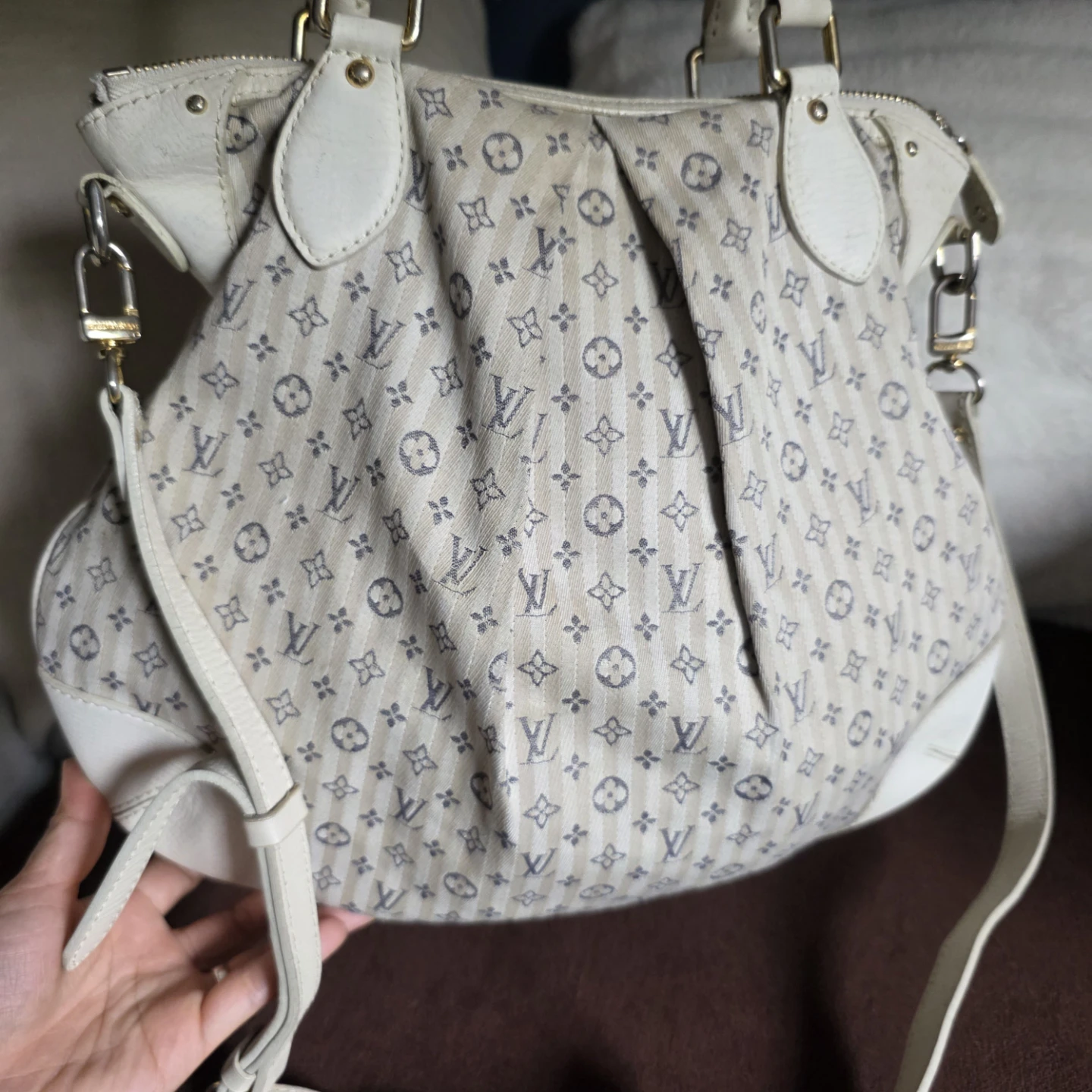 Louis Vuitton Mini Lin Croisette Stripe Marina PM - photo 5