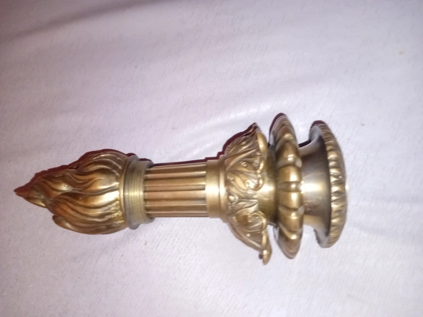Decorative Brass Flame Finial
