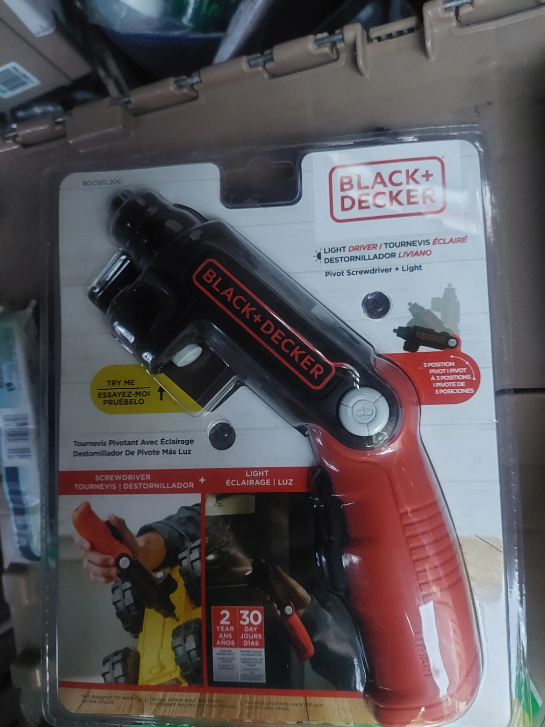 Black+Decker Pivot Screwdriver + Light - photo 2