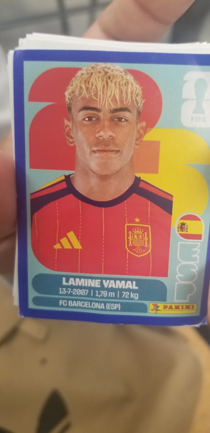 Panini Lamine Yamal FC Barcelona FIFA Sticker