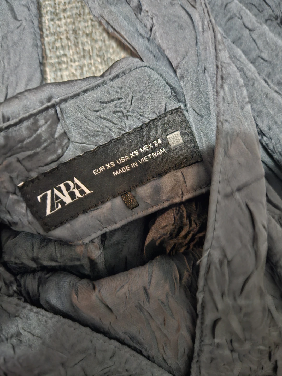 Zara Halter Neck Dress - Size XS - Grey - photo 2