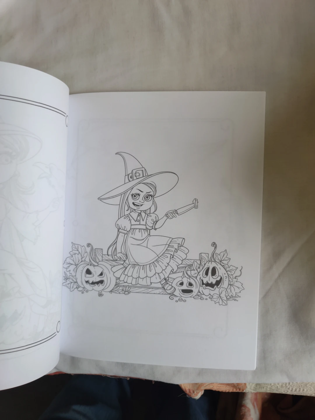 Girl witches coloring book - photo 3