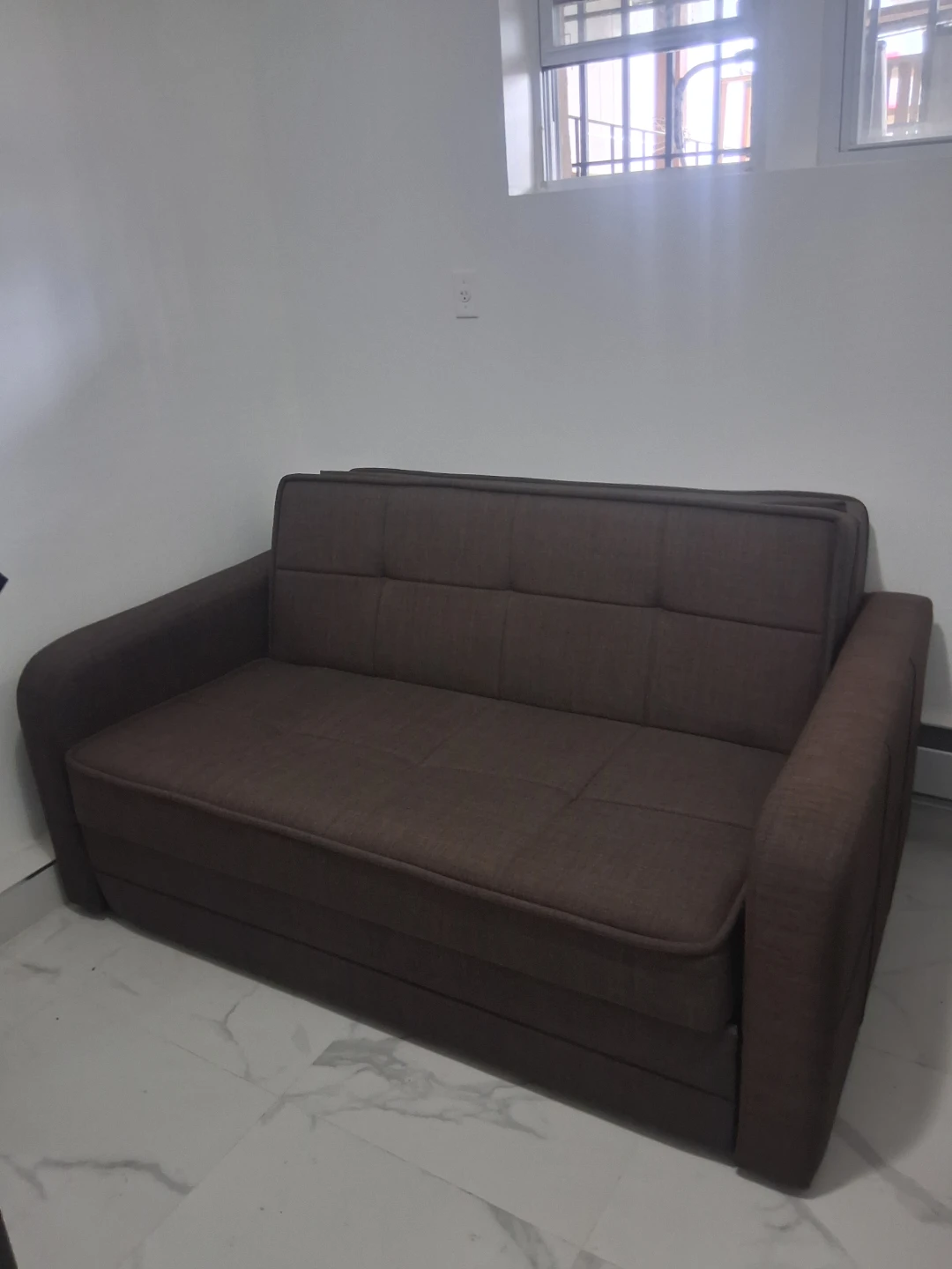Brown Sofa Bed - photo 2