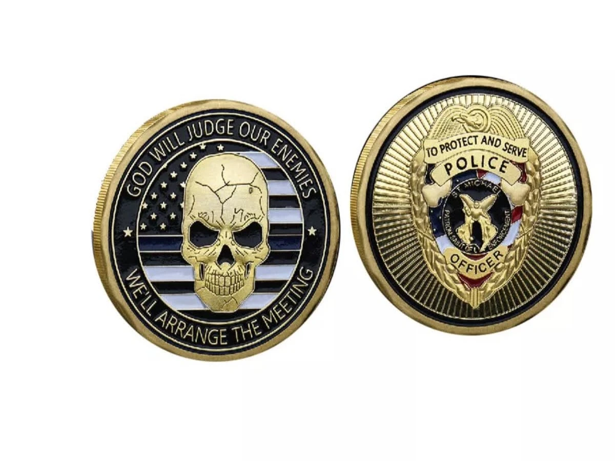 To protect and serve police challenge coin. - photo 4