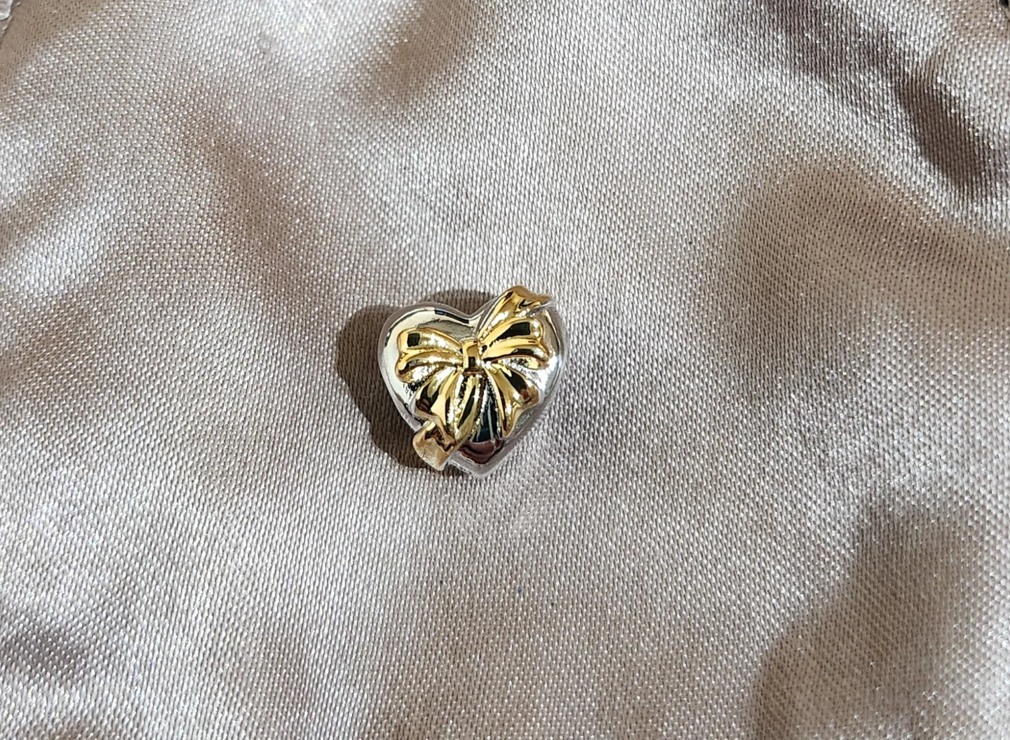 Heart Charm with Bow