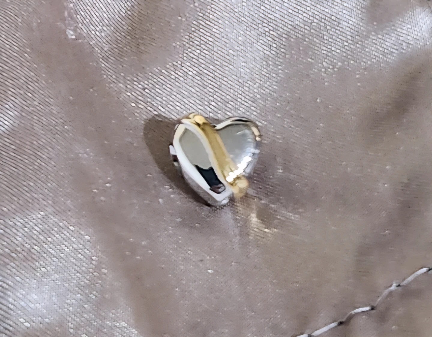 Heart Charm with Bow - photo 2