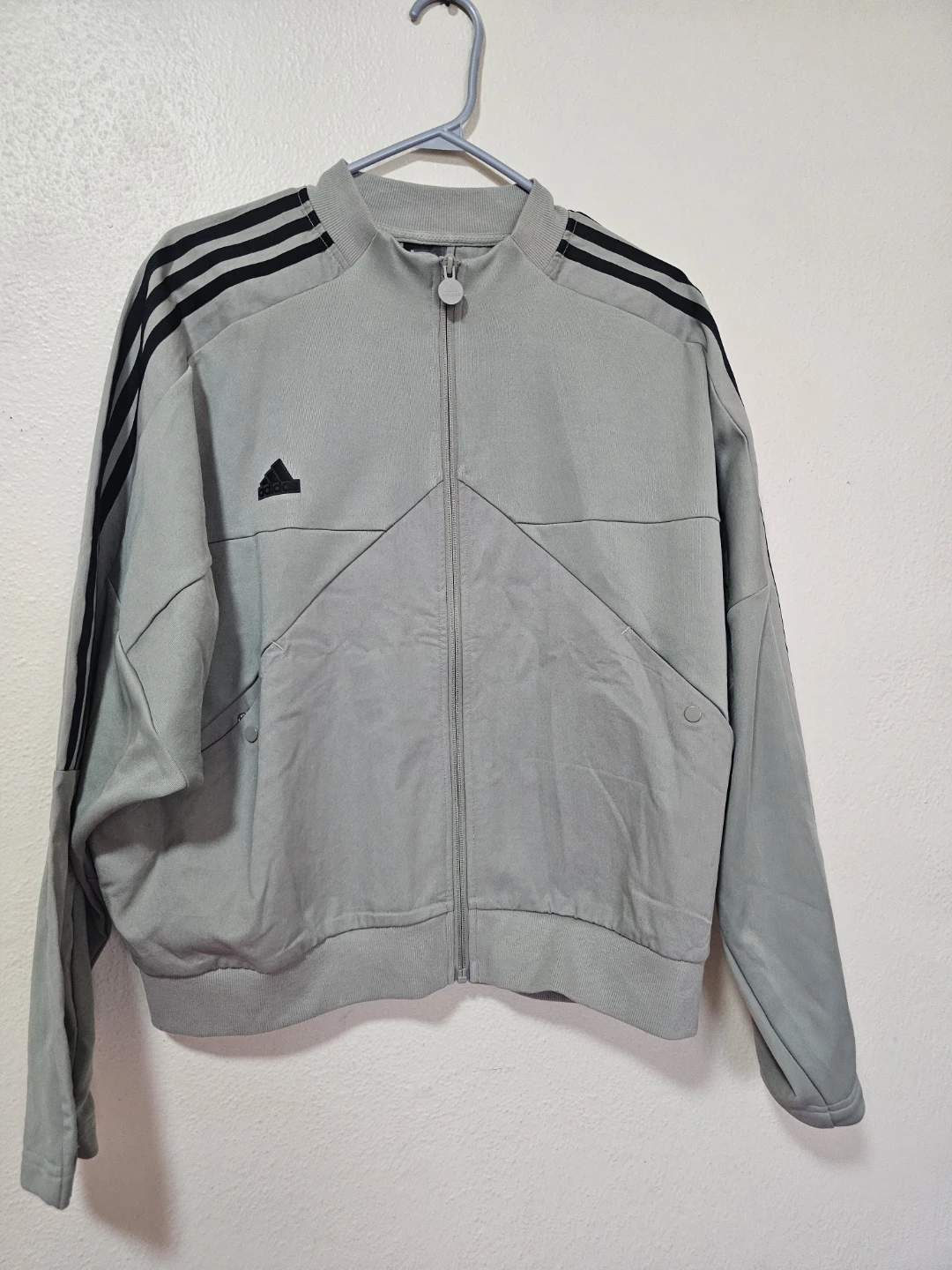 Adidas Women's Track Top Jacket Size XL - Khaki