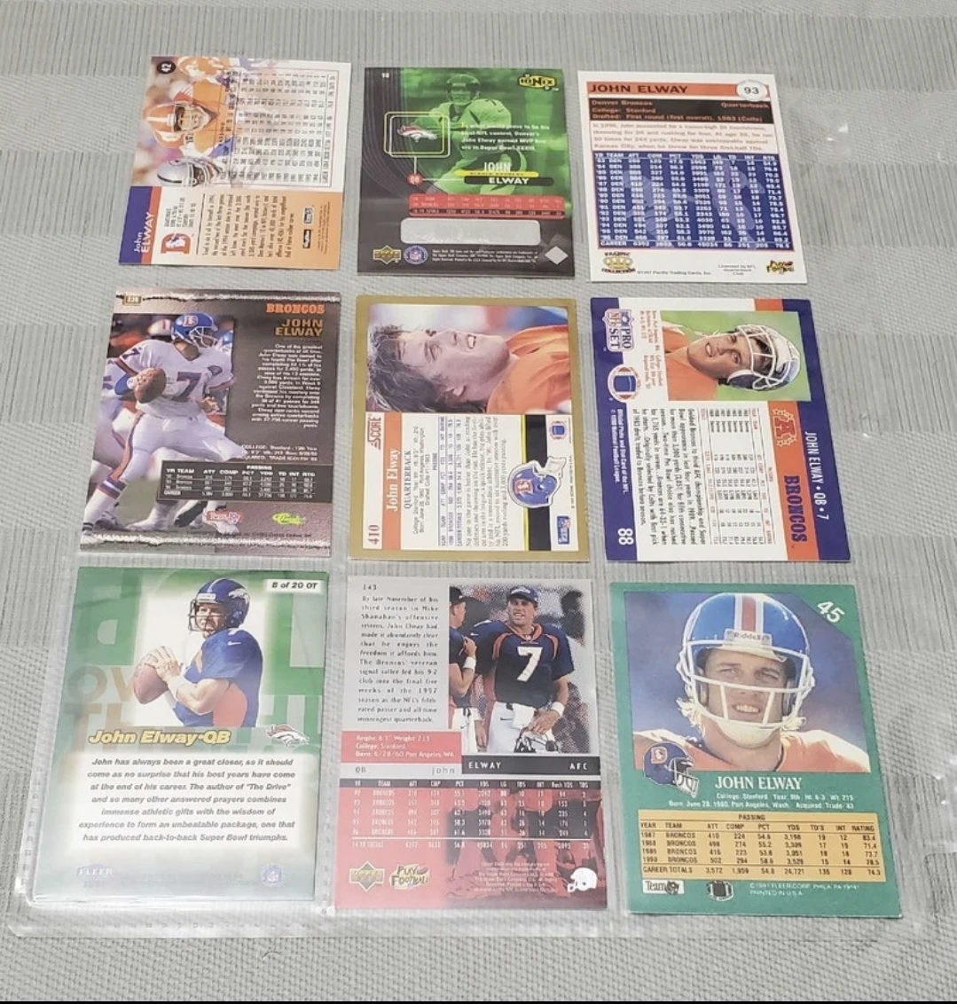25 Card NFL HOF John Elway - photo 5