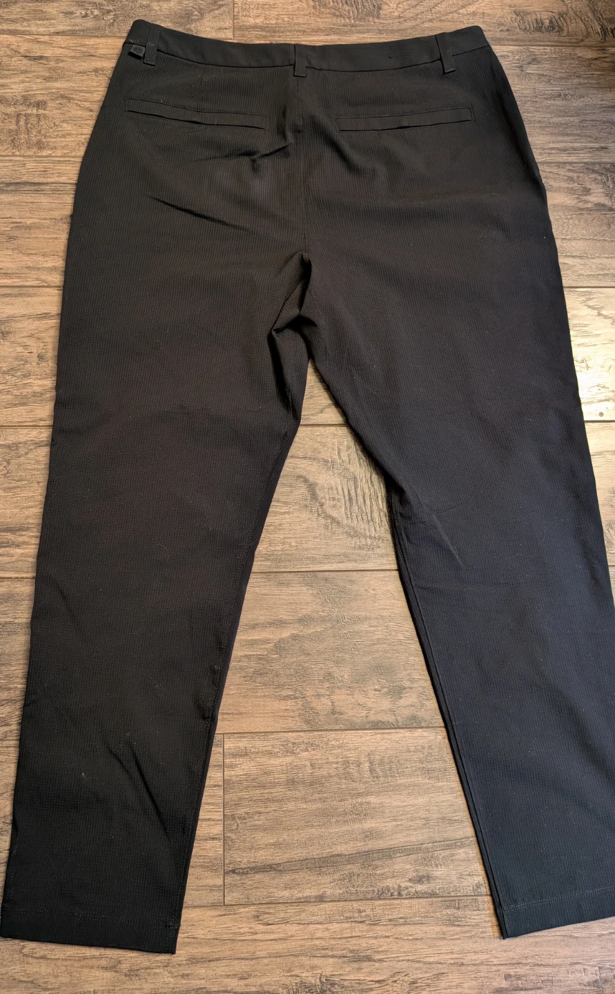 Lululemon Athletica Male 34L Black WovenAir ABC Slim Fit Trouser - photo 2