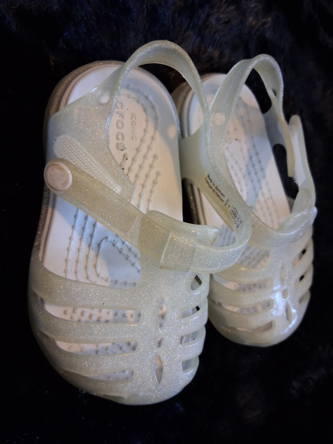 Crocs Glitter Jelly Sandals