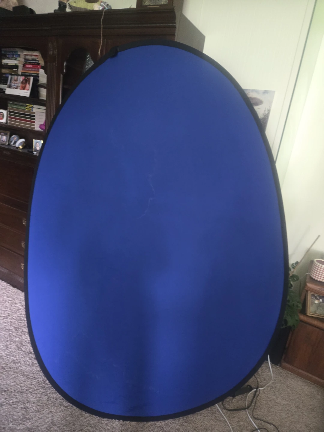 AFHT Pop-Up Collapsible Backdrop (Green/Blue) - photo 3