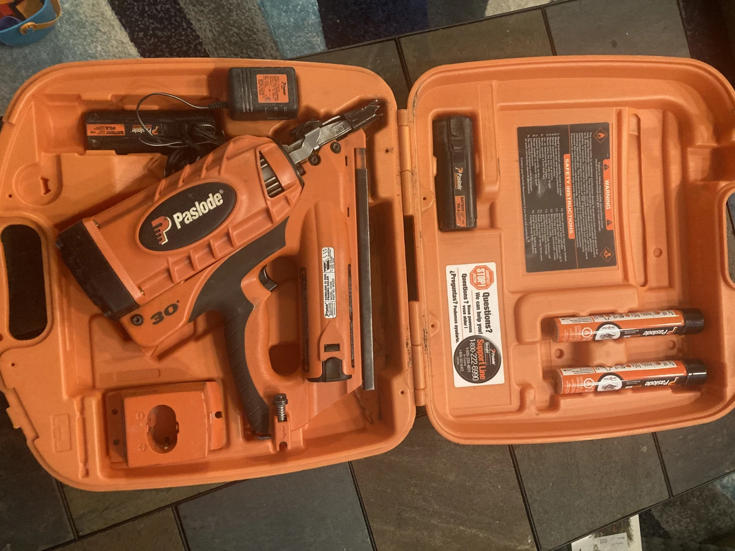 Paslode nail gun w/extras - photo 2