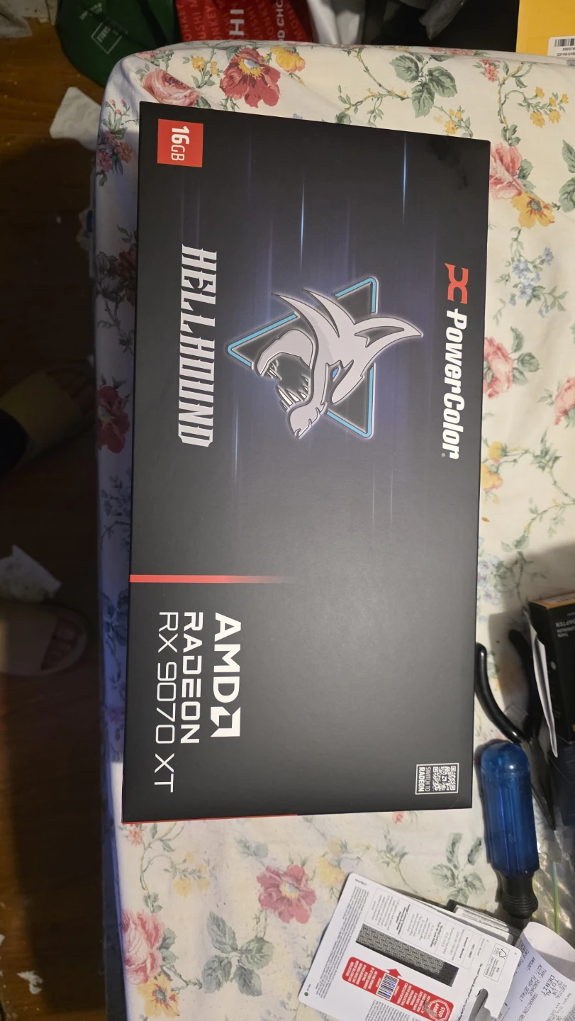 PowerColor Hellhound AMD Radeon RX 9070 XT 16GB Graphics Card