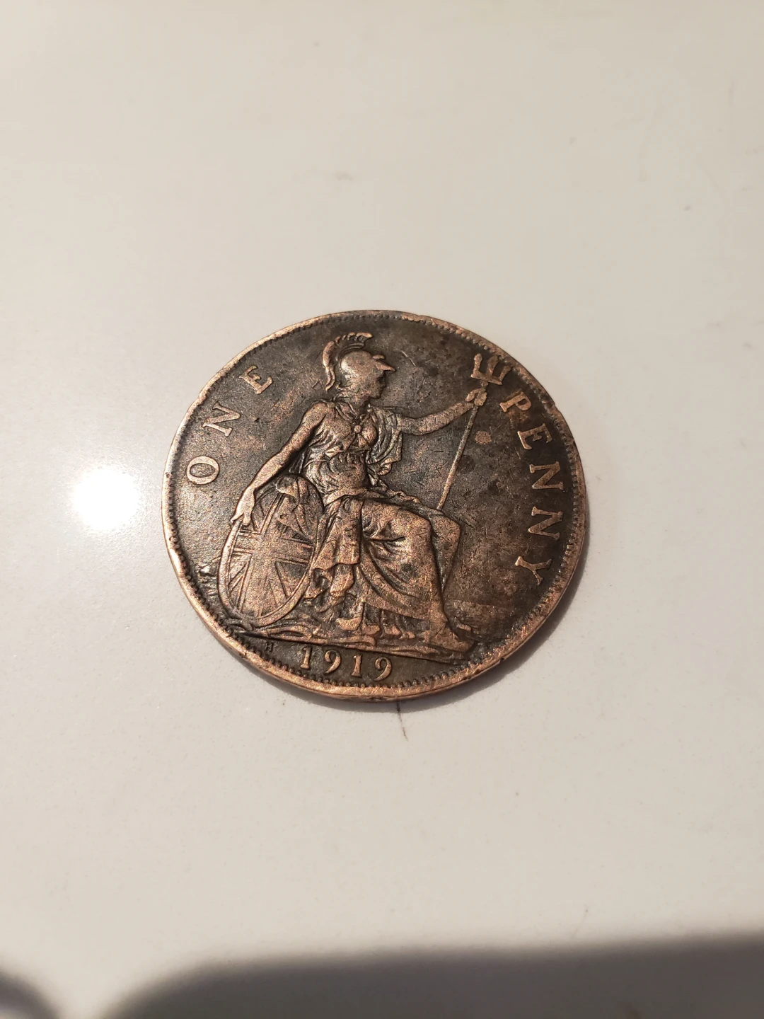 1919 British Penny