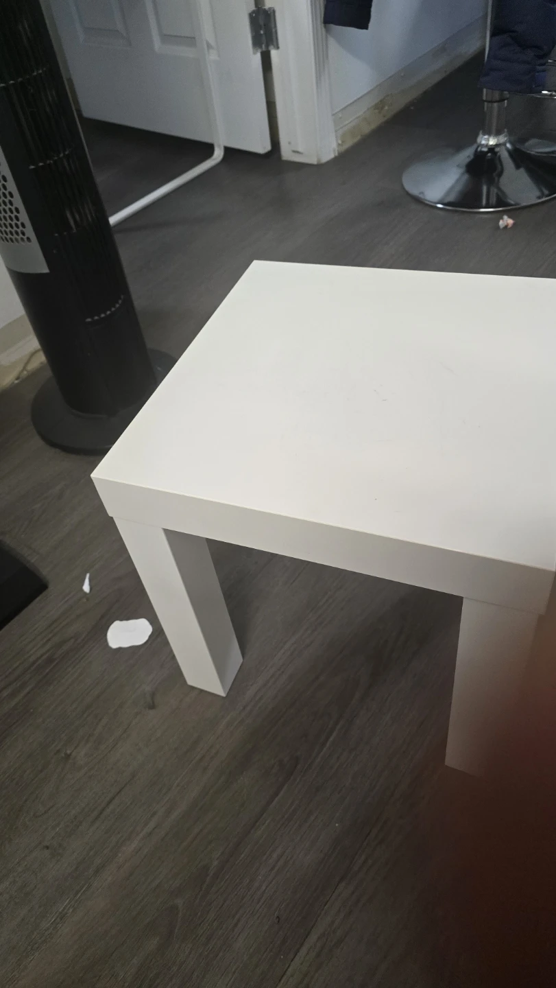 White Side Table