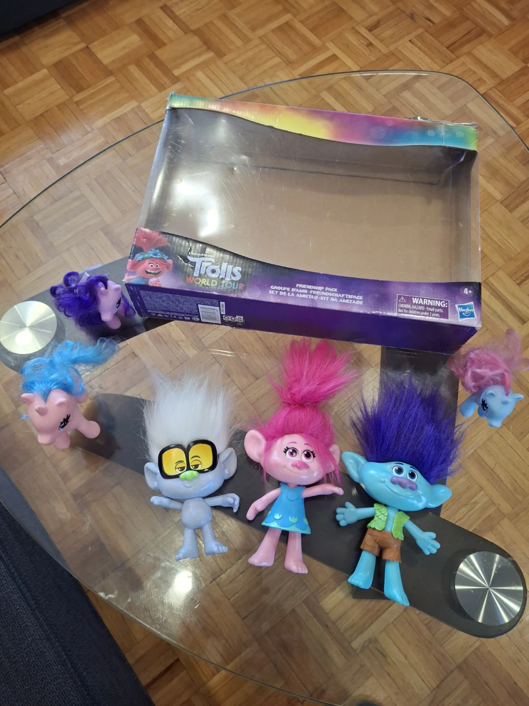 DreamWorks Trolls World Tour Pack with 3 Trolls +3 Ponies - photo 2