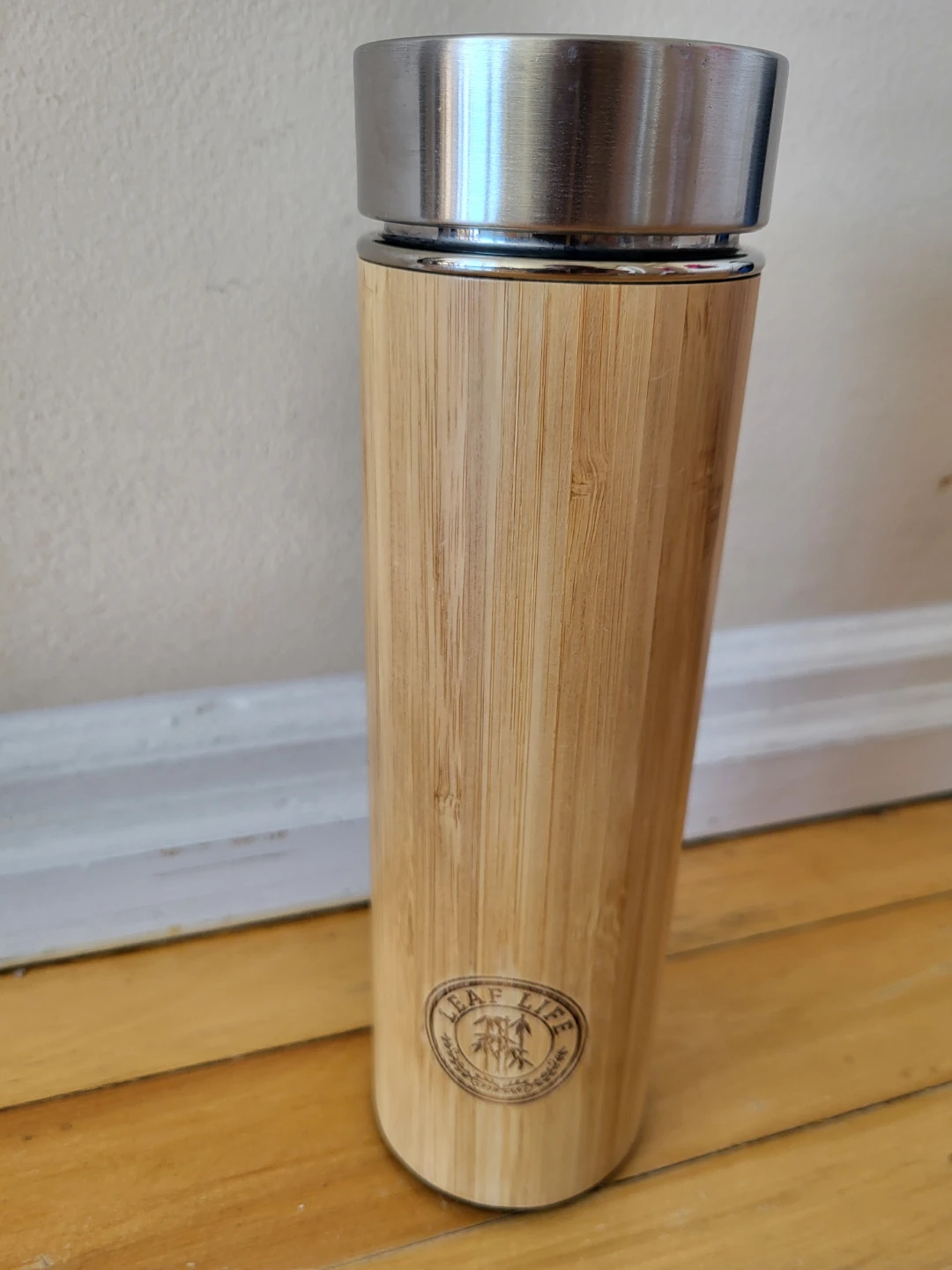 Bamboo Stainless Steel Water Bottle / Thermos