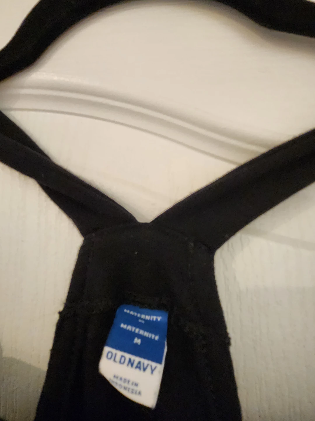 Old Navy Maternity Black Overalls Size M - photo 3
