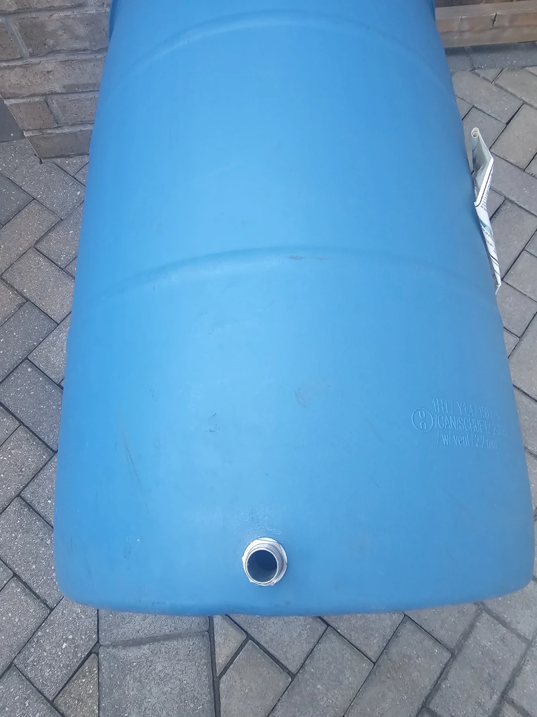 Blue Plastic Drum Barrel - photo 4