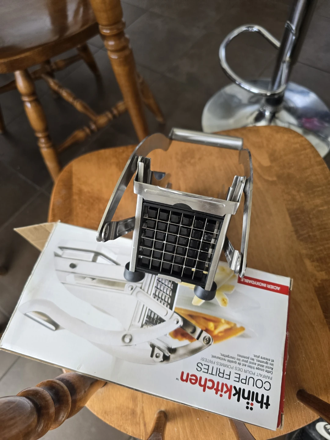 ThinkKitchen Stainless Steel French Fry Cutter - photo 4