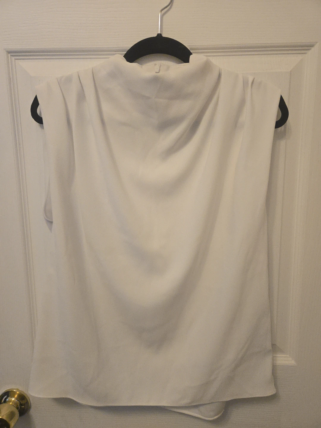 White Zara Sleeveless Blouse - Size M