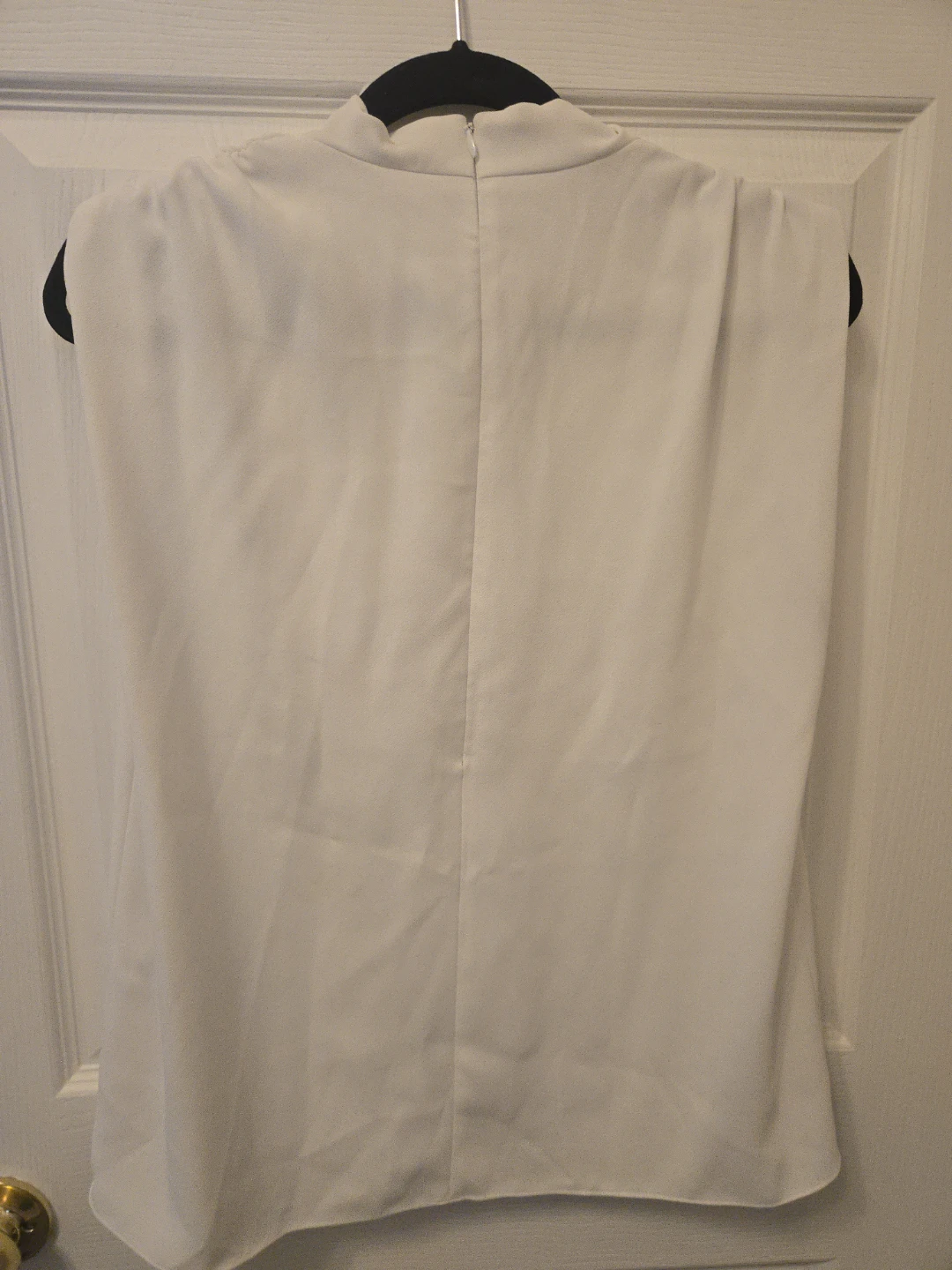 White Zara Sleeveless Blouse - Size M - photo 2