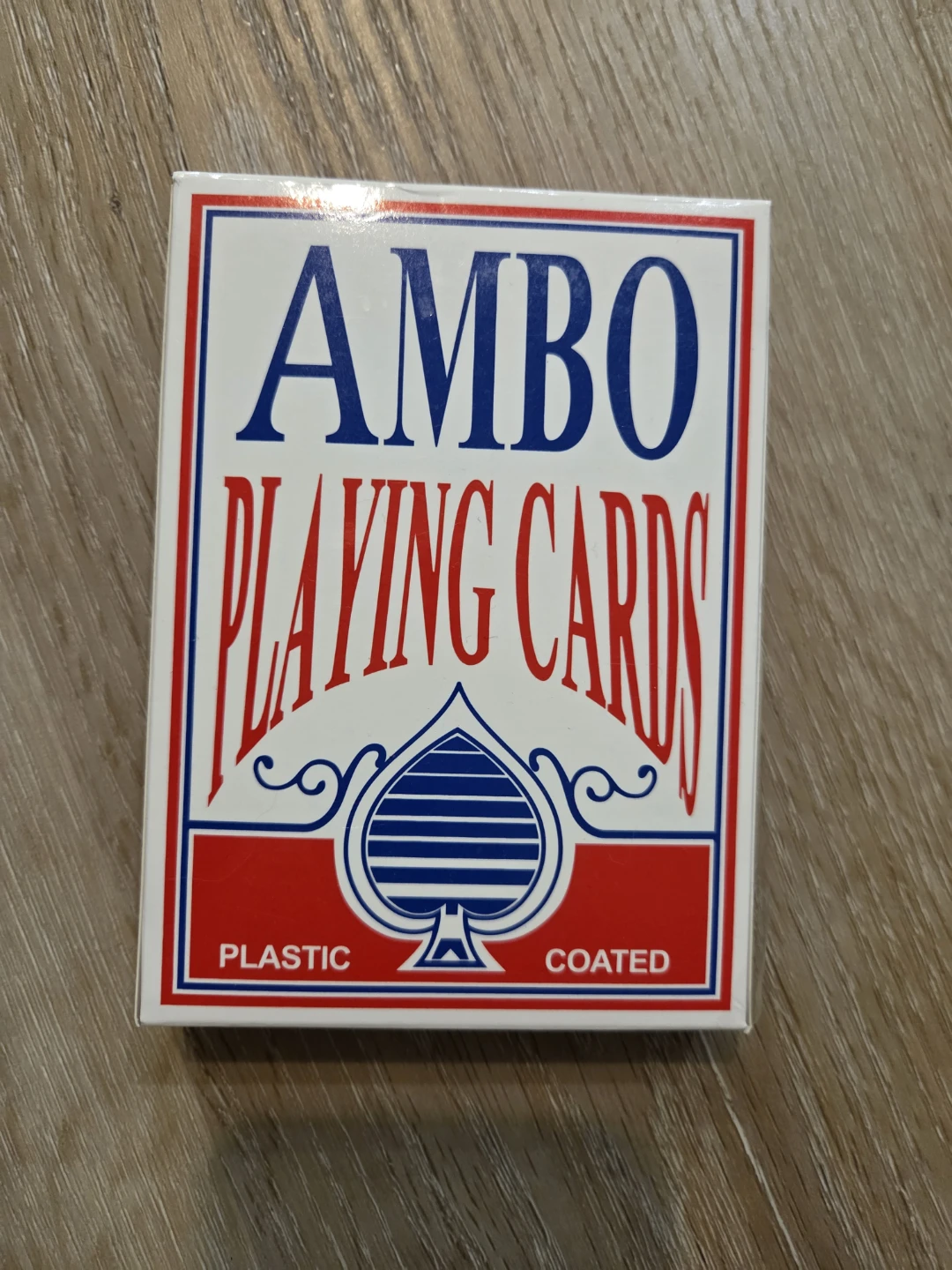 Ambo Plastic Coated JUMBO Playing Cards