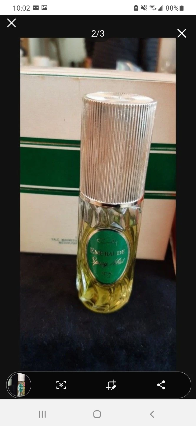 Vintage Coty Emeraude Spray Mist 1 oz - photo 3