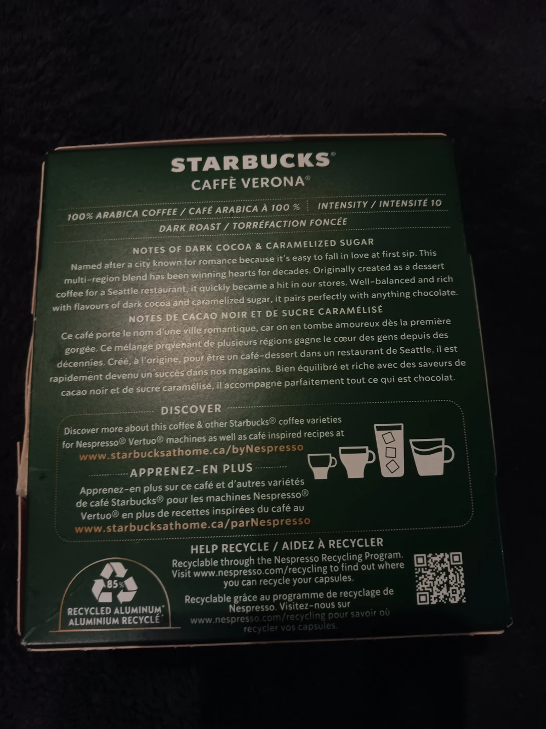 Starbucks Caffe Verona Coffee Capsules - 8 Pack - photo 2